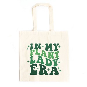 City Creek Prints In My Plant Lady Era Canvas Tote Bag - 15x16 - Natural - 1 of 2