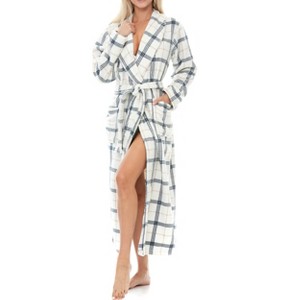 ADR Plush Robe for Women, Long Hooded Fleece Robe with Hood, Plus Size - 1 of 3