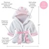 Baby Aspen "Little Princess" Hooded Spa Robe | BA14028NA - 4 of 4