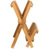 Bamboo Drying Rack - 2 Tier Wooden Dish Drainer  - Collapsible Compact Plate Rack for Kitchen - Homeitusa - 3 of 3