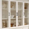 Famapy Glass-Door Kitchen Pantry Cabinet,Kitchen Organizer with 3 Drawers & 13 Shelves,Kitchen Storage Hutch for Organizing Dry Goods,Kitchenware - 3 of 4