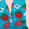 Strawberry Socks (Women's Sizes Adult Medium) from the Sock Panda - 2 of 4