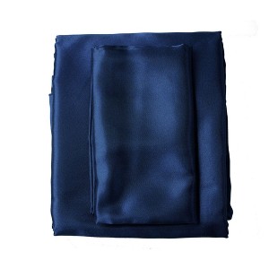 ChicFurnit Full King Queen Twin Size Satin Bed Sheets Silky Smooth Fabric 360 Secure Fit for Living Room - 1 of 4