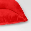 Lips Forever Throw Pillow Berry - Room Essentials™: Velvet Novelty Shape, Polyester Fill, Spot Clean, Indoor Use - image 4 of 4