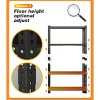 Adjustable Household Metal Storage Rack, Display Rack, for Basement, Balcony, Storeroom，Laundry, Bathroom, Kitchen - Black or White - 3 of 4