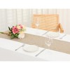 Unique Bargains Home Decoration Eyelet Hollow Out Flat Corner Table Runner 12 x 71 Inches 1 Pc - 2 of 4