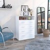 FM Furniture,Carolina L Four Drawer Dresser - 4 of 4