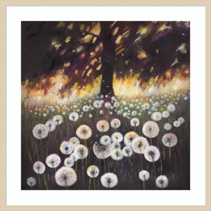 33" x 33" Field of Dreams by Helen White Wood Framed Wall Art Print - Amanti Art: Giclee Botanical Decor - 1 of 4