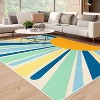 Washable Rugs Area Rugs for Living Room Bohemian Rugs for Bedroom Large Carpets Ultra Soft Faux Wool Dining Room Rug Non Slip&Non-Shedding - 4 of 4