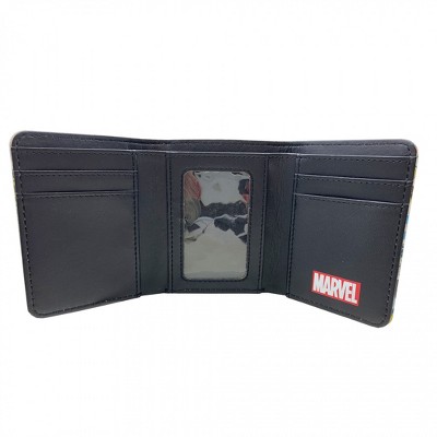 Mens Captain America Comic Strips Trifold Wallet - image 3