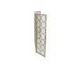 Modern Metal Fireplace Screen Brass - Olivia & May: 3-Panel Mesh Spark Guard - 4 of 4