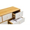 Sapphtopaz 9 Drawers Dresser for Bedroom Wood Closet Organizers and Storage with Round Handles, Drawer Organizer Chest of Drawers for Bedroom, Wood - 3 of 4