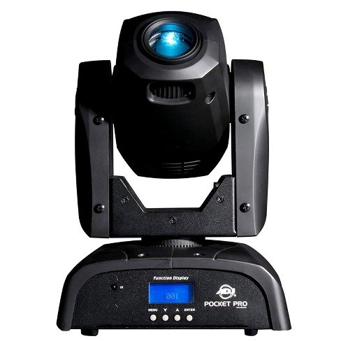 koolhydraat rotatie Wild Adj Pocket Pro 25-watt Led Mini Compact Spot Moving Head Light With 4  Built-in Shows, 7 Colors, And 7 Gobos : Target
