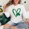 Simply Sage Market Hand Drawn Heart With Shamrock Garment Dyed Long Sleeve - 2 of 4