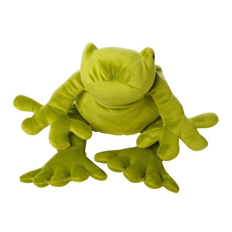 Manhattan Toy Velveteen Fidgety Frog Pond Life Toy Stuffed Animal, 14", 2 of 9