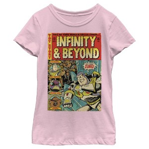 Girl's Toy Story Buzz Lightyear Comic Cover T-Shirt - 1 of 4