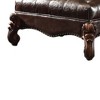 Royal Hampton Ottoman, 2 Tone Dark Brown & Cherry Oak - 4 of 4
