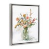 Stupell Industries Country Meadow Roses Floral Bouquet Watercolor Still Life Floating Frame Canvas Art - 2 of 4