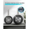 BLACK+DECKER 3-Piece Ceramic Hard Anodized Aluminum Skillet Set, Frying Pan Set with Ceramic Non-Stick Coating - image 4 of 4