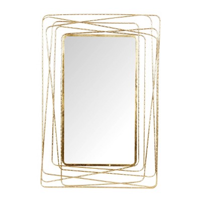 Contemporary Iron Decorative Wall Mirror - Olivia & May