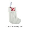 Unique Bargains Christmas Stockings Knitted Fabric White 7.87"x5.91" 1 Pc - 3 of 4