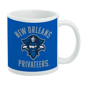 The University of New Orleans Privateers Logo Ceramic Coffee Mug Novelty Gift Mugs for Coffee Tea and Hot Drinks 11oz White - 1 of 4