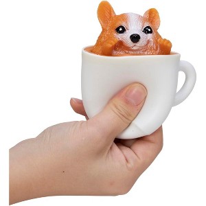 Schylling Pup-In-A-Cup Fidget Toy – Assorted Styles, 2.5" Squishy Sensory Toy, Ages 3 and Up - 1 of 4