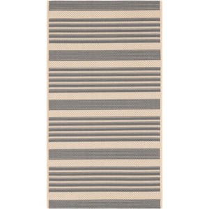 Courtyard CY6062 UV & Stain Resistant Non-Shedding Power Loomed Indoor/Outdoor Rugs - Safavieh - 1 of 4