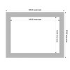 Amanti Art Brushed Sterling Silver Framed Dry Erase Magnetic Board - 3 of 4
