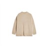 Women's Oversize Rib Knit Mock Neck Pullover - Topshop - 4 of 4