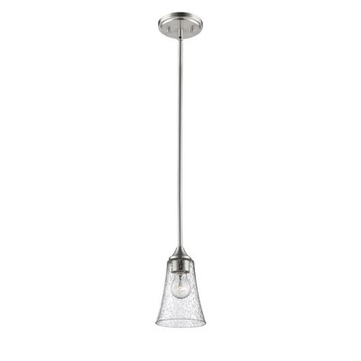 Millennium Lighting Natalie 1 - Light Pendant in  Satin Nickel