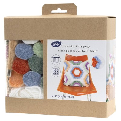 LoRan Latch-Stitch Hexagonal Pillow Kit