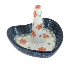 Blue Rose Polish Pottery 904 Ceramika Artystyczna Ring Holder - 1 of 1