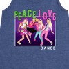 JoJo Siwa Peace Love Dance Graphic Sleeveless Aline Dress - Heather Navy - Large - 2 of 4