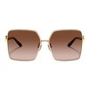 Dolce & Gabbana DG 2279 02/13 Womens Square Sunglasses Gold 60mm - image 2 of 2