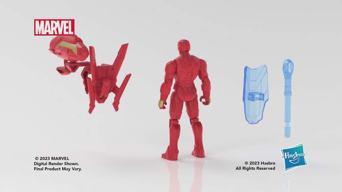 Marvel Avengers Iron Man 4&#34; Battle Gear Action Figure, 2 of 11, play video