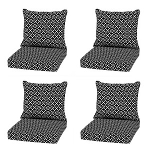 ARDEN Outdoor Deep Seat Cushion Set (4-Pack), 22 in x 24 in