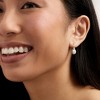 Ross-Simons 8mm Cultured Pearl and .10 ct. t.w. Diamond Drop Earrings in 14kt White Gold - 2 of 3