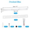 Unique Bargains Space Aluminum Waterproof Rustproof Multi-hook Coat Hooks 2 Pcs - 2 of 4