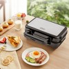 Tangkula 3 in 1 Waffle Maker 1082W Electric Panini Press Grill w/ Non-stick Plates - 3 of 4