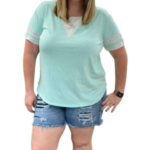 Women's Short Sleeve Tee - honeyme - 1 of 2