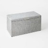 Lynwood Cube Bench Ticking Striped (FA) - Threshold™ designed with Studio McGee - image 4 of 4