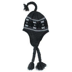 Polar Wear Women's Snowflake Winter Aviator Hat - 1 of 3