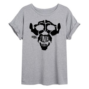 Women's - Planet of the Apes - Skull Logo Oversized Graphic T-Shirt - 1 of 4