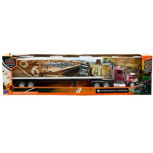New Ray 1:43 International Lonestar Route 66 Graphics W/Dry Van - 1 of 3