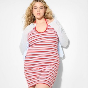 Women's Halter Knit Mini Bodycon Dress - Wild Fable™ - 1 of 3