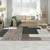 Acekool Abstract Rug - Machine Washable Non-Slip Indoor Carpet for Living Room, Entryway & Bedroom - 2 of 4