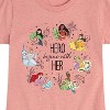 Girls' - Disney Princess - Hero Begins With Her Group Fitted Short Sleeve Graphic T-Shirt - 2 of 3