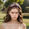 Unique Bargains Women's Wide Five Petals Headband 1 Pc - 2 of 4