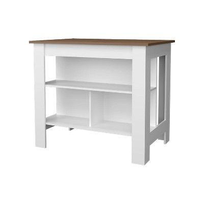 Maliang Kitchen Island with Open Storage